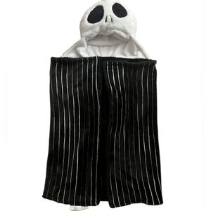 Disney Nightmare Before Christmas jack skellington hooded blanket